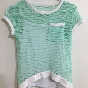 Net Shirt W/ Tank Top